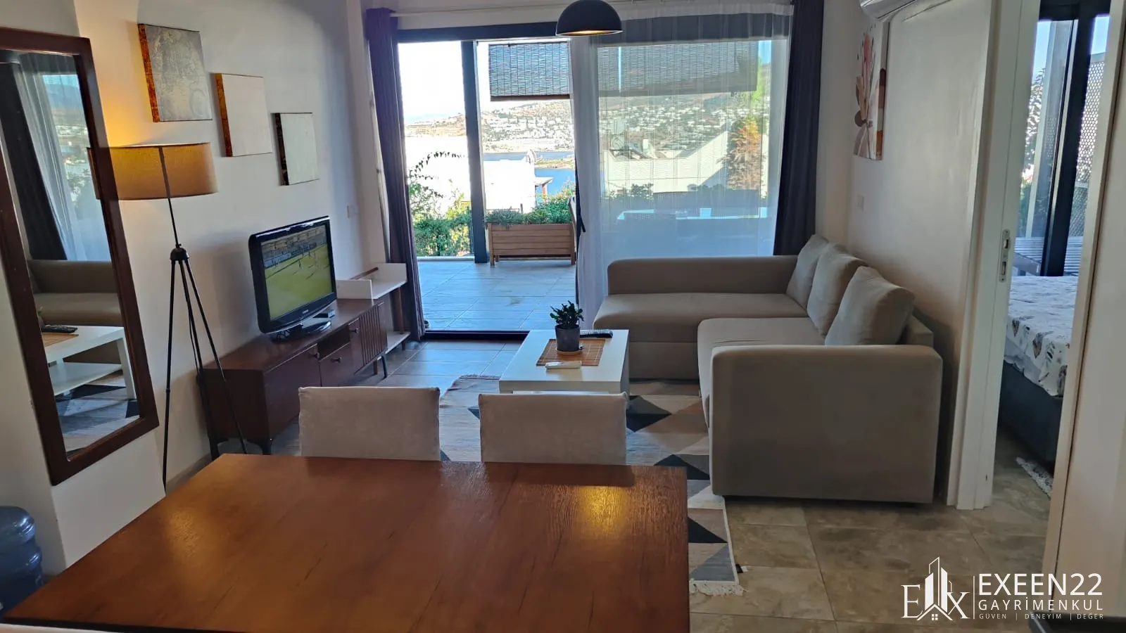 BODRUM GÜNDOĞANDA DENİZE 350MT 2+1  KİRALIK DAİRE