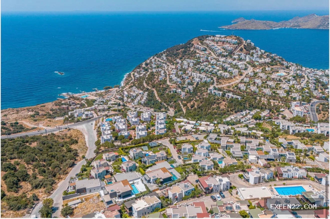 YALIKAVAK GERİŞ'TE EŞSİZ DENİZ MANZARALI 4+1 ÖZEL HAVUZLU MÜSTAKİL VİLLA