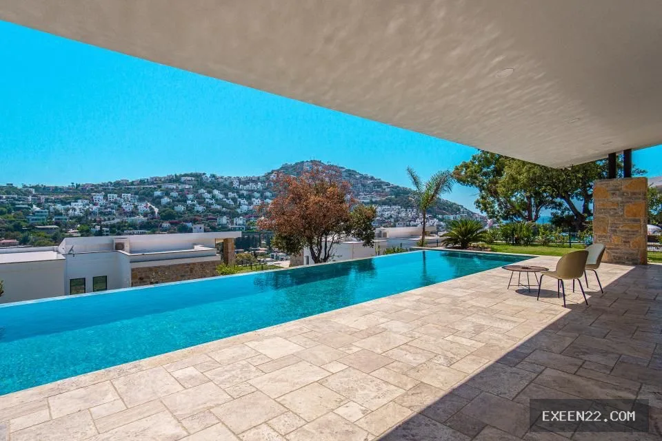 BODRUM YALIKAVAK’TA TEK KATLI ÖZEL HAVUZLU MÜSTAKİL KİRALIK  VİLLA