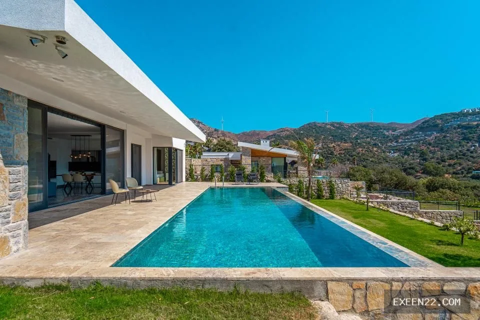 BODRUM YALIKAVAK’TA TEK KATLI ÖZEL HAVUZLU MÜSTAKİL KİRALIK  VİLLA