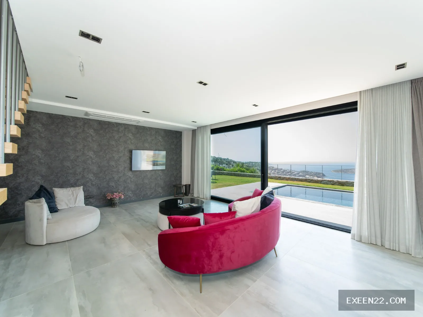 BODRUM GÜMÜŞLÜK KOYUNBABA'DA 4+1 DENİZ MANZARALI MÜSTAKİL SIFIR VİLLA