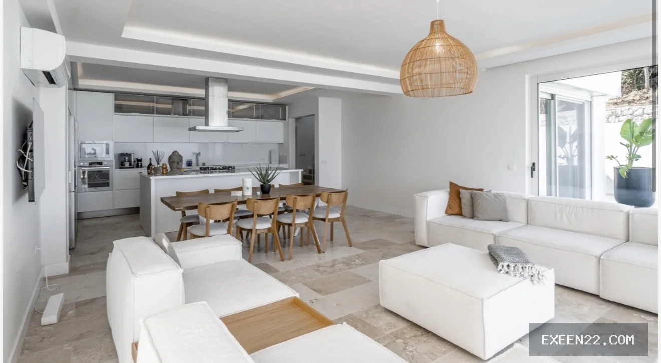 TURGUTREIS’TE DENİZ MANZARALI 1.400 m2 ARSA İÇERİSİNDE MÜSTAKİL VİLLA