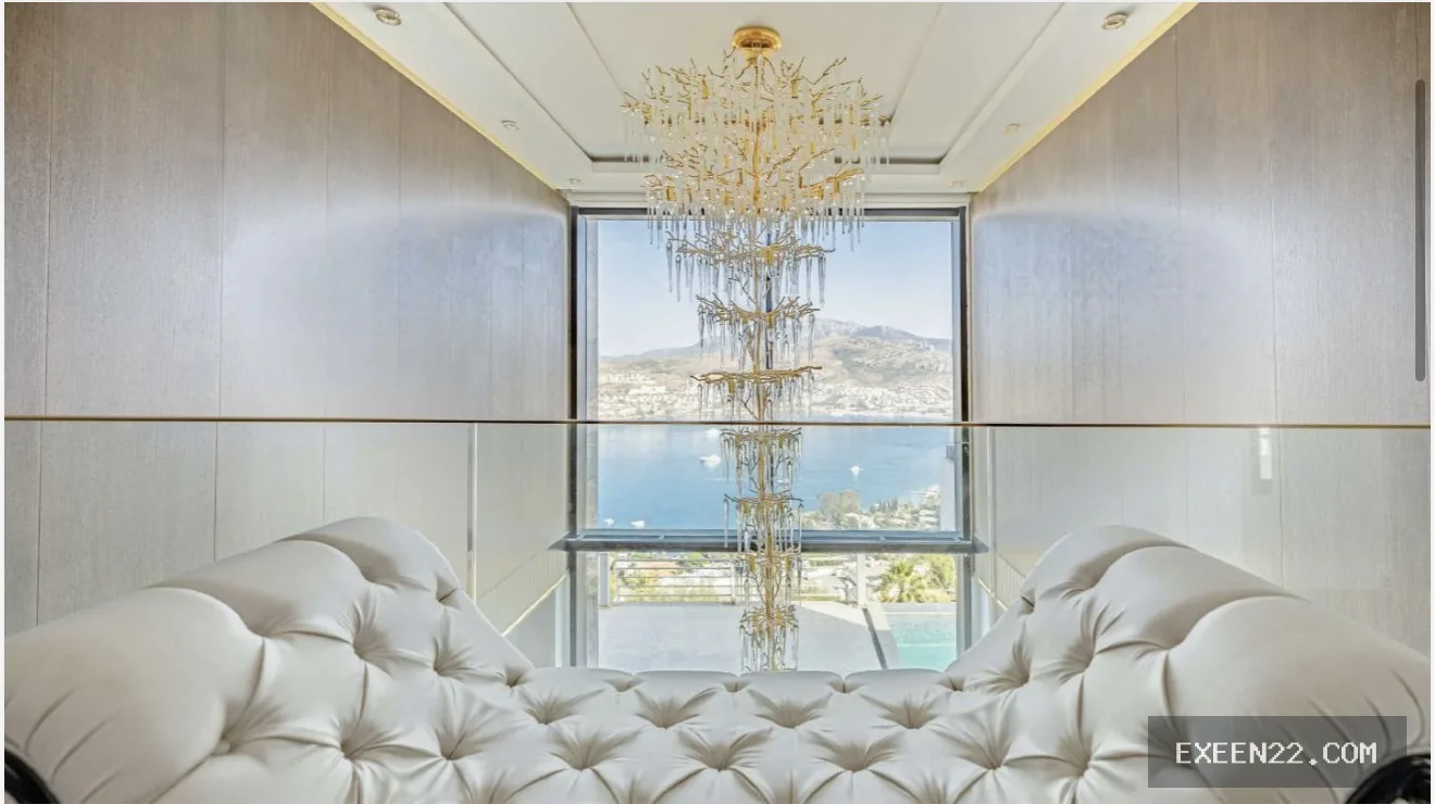 BODRUM GÜNDOĞAN'DA EŞSİZ DENİZ MANZARALI 5+1  LUXURY VİLLA
