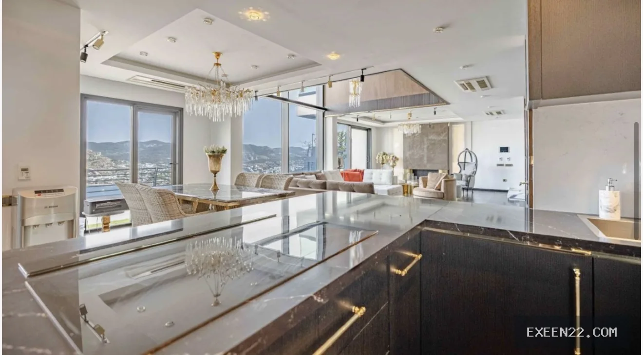 BODRUM GÜNDOĞAN'DA EŞSİZ DENİZ MANZARALI 5+1  LUXURY VİLLA