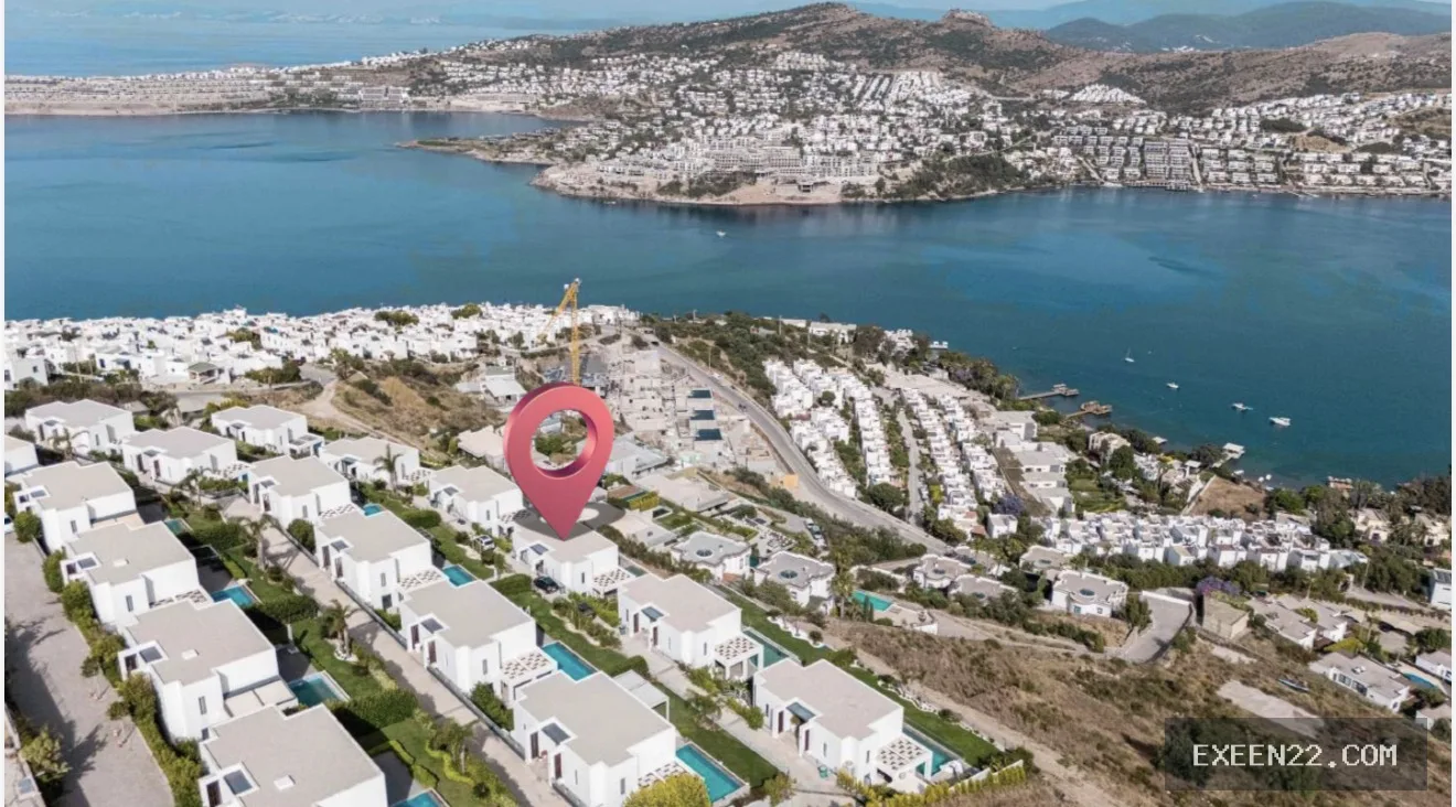 BODRUM GÜNDOĞAN'DA EŞSİZ DENİZ MANZARALI 5+1  LUXURY VİLLA