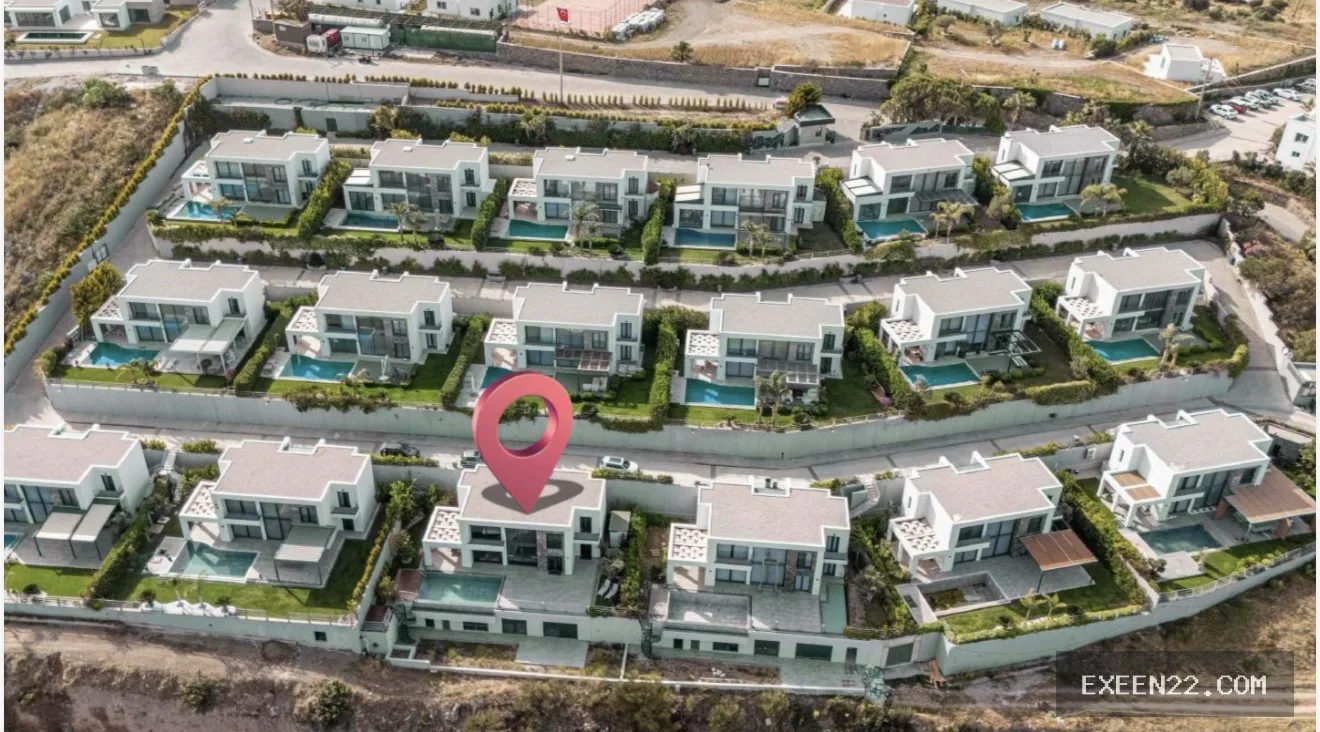 BODRUM GÜNDOĞAN'DA EŞSİZ DENİZ MANZARALI 5+1  LUXURY VİLLA