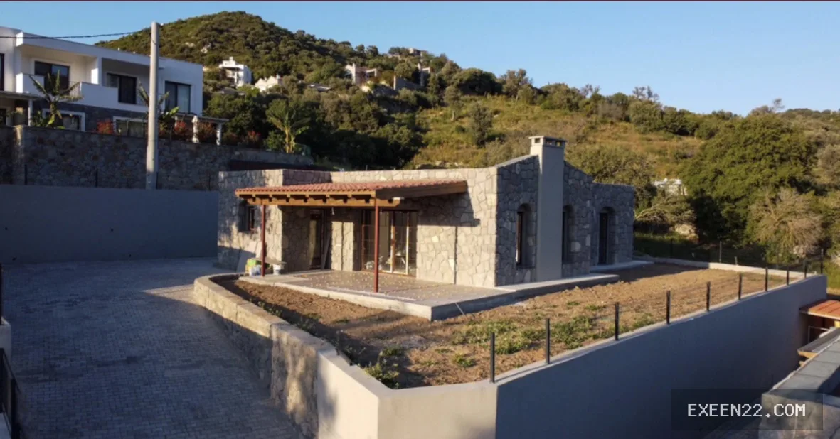 BODRUM YALIKAVAK'TA 3+1 TEK KATLI MÜSTAKİL SIFIR VİLLA