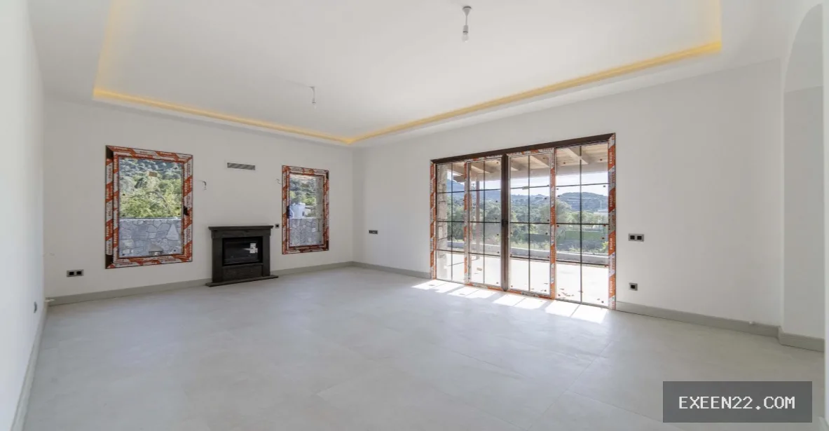 BODRUM YALIKAVAK'TA 3+1 TEK KATLI MÜSTAKİL SIFIR VİLLA