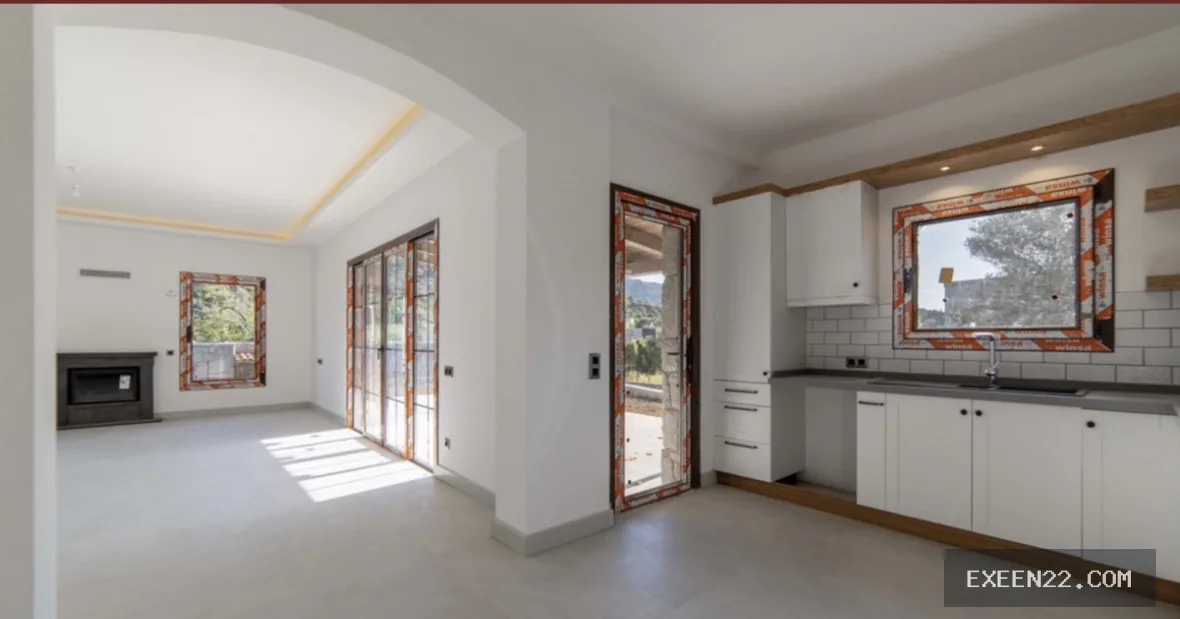 BODRUM YALIKAVAK'TA 3+1 TEK KATLI MÜSTAKİL SIFIR VİLLA