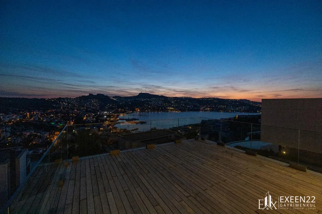 BODRUM GÜNDOĞAN KOYUNDA 5+2 DENİZ MANZARALI ÖZEL HAVUZLU LUXURY VİLLA