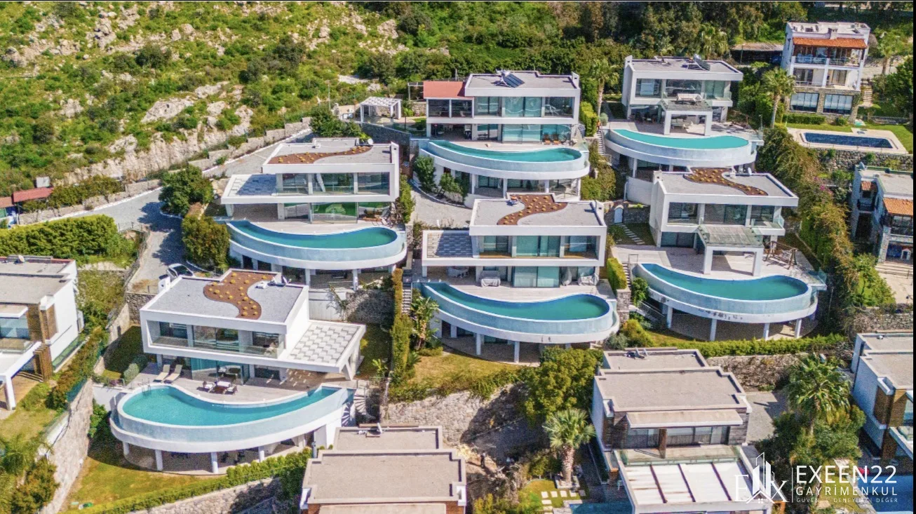 BODRUM GÜNDOĞAN KOYUNDA 5+2 DENİZ MANZARALI ÖZEL HAVUZLU LUXURY VİLLA