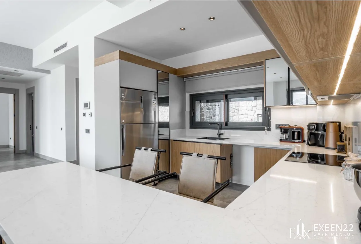 BODRUM YALIKAVAK GÖKÇEBEL’DE 5+1 TEK KATLI ÖZEL HAVUZLU MÜSTAKİL VİLLA