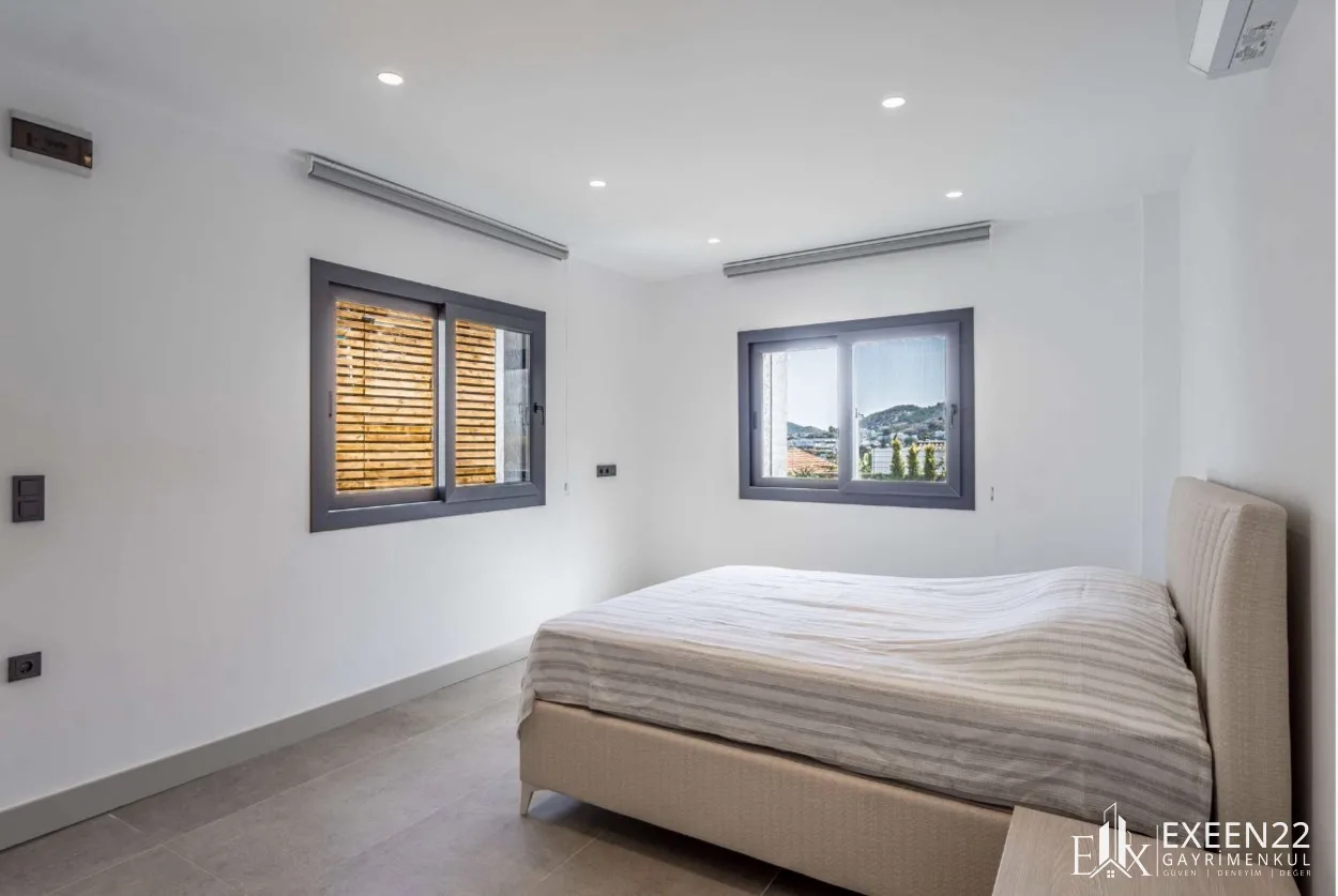 BODRUM YALIKAVAK GÖKÇEBEL’DE 5+1 TEK KATLI ÖZEL HAVUZLU MÜSTAKİL VİLLA