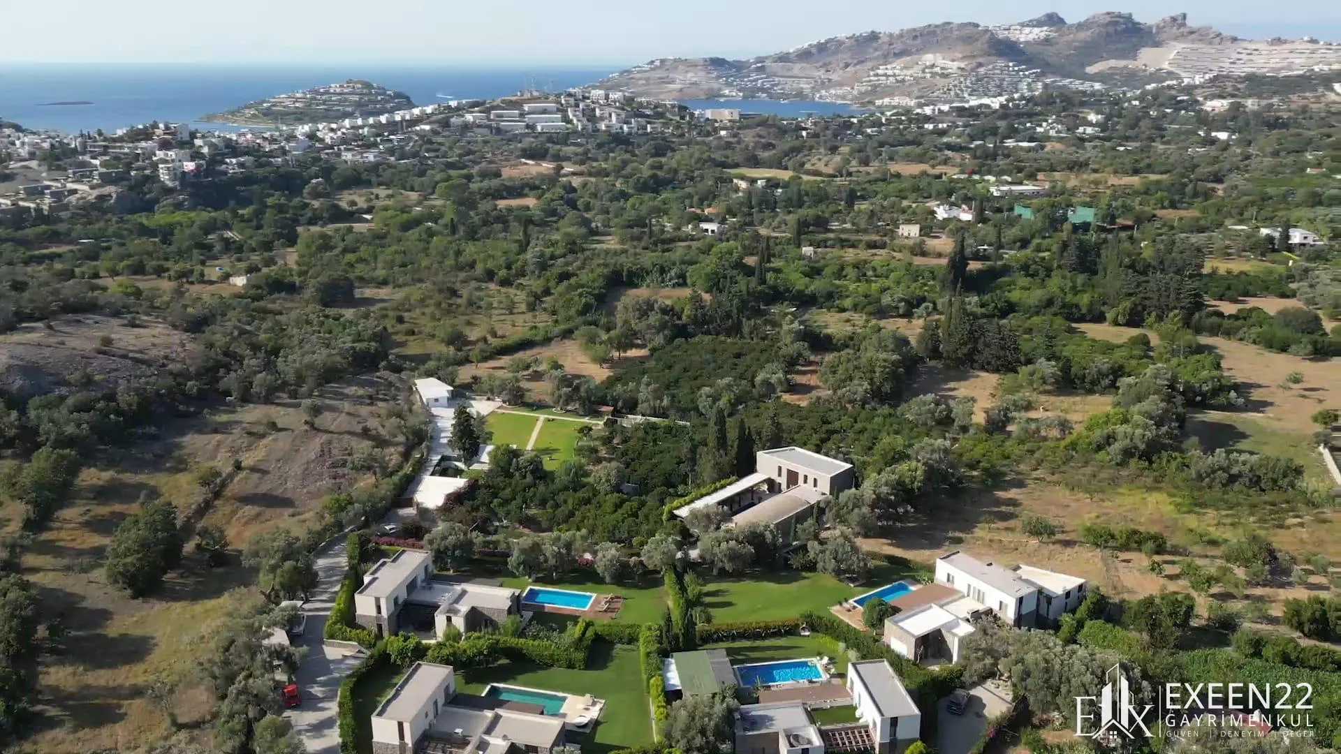 BODRUM YALIKAVAK’TA 1.500m2 ARSA İÇERİSİNDE 4+1 MÜSTAKİL VİLLA