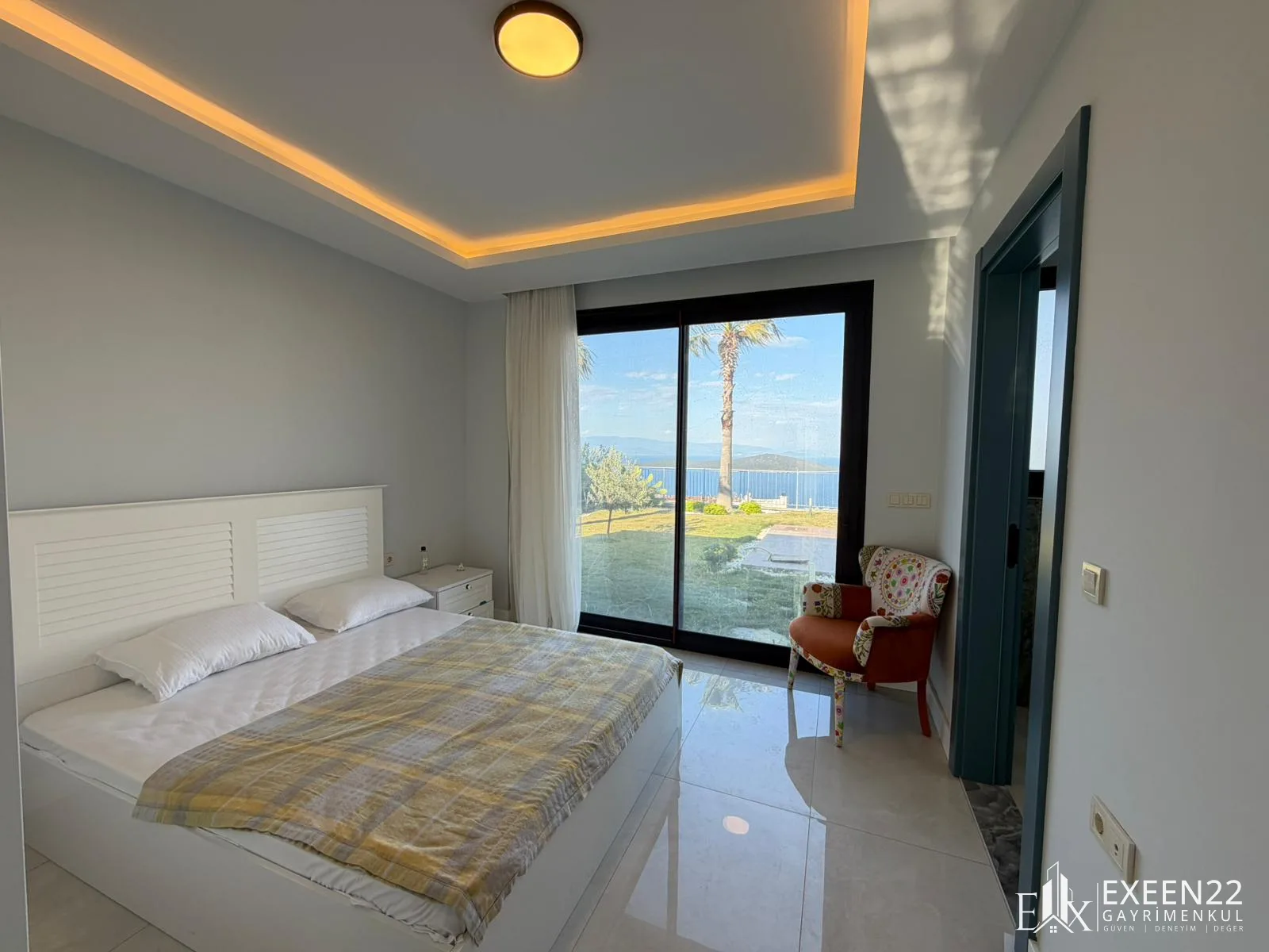BODRUM GÜNDOĞAN DENİZ MANZARALI TEK KATLI 3+1 MÜSTAKİL VİLLA