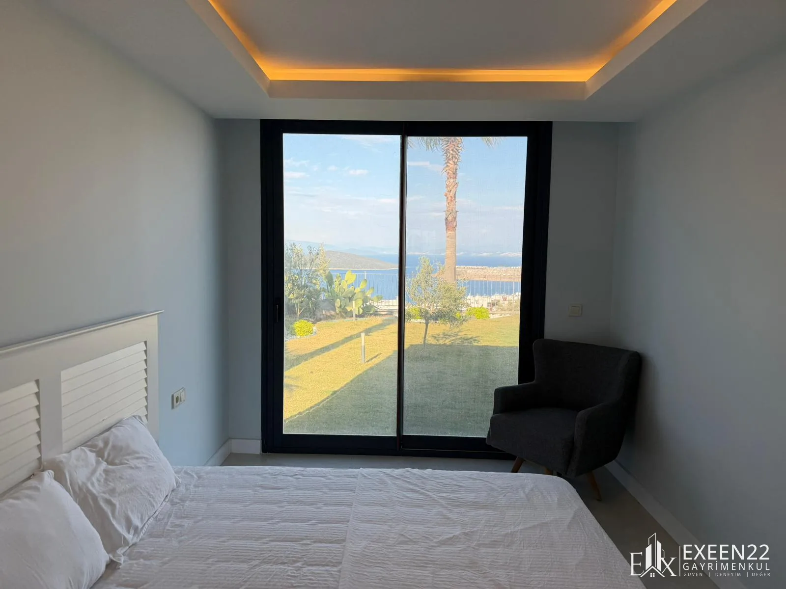 BODRUM GÜNDOĞAN DENİZ MANZARALI TEK KATLI 3+1 MÜSTAKİL VİLLA