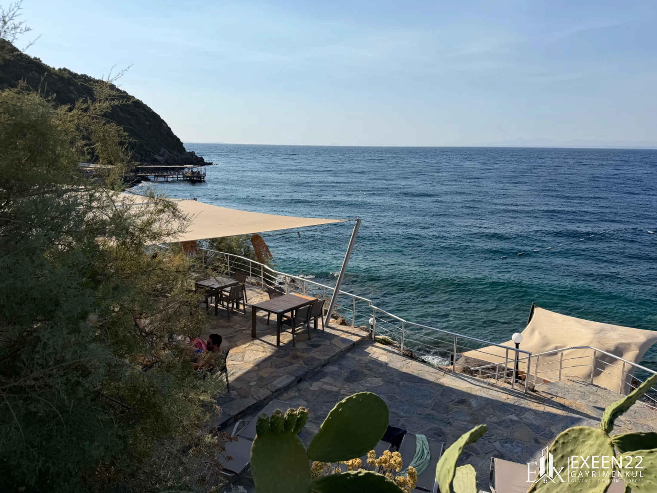 BODRUM GÜNDOĞAN DENİZE SIFIR SİTE İÇERİSİN'DE EŞSİZ DENİZ MANZRALI  3+1 PENTHOUS