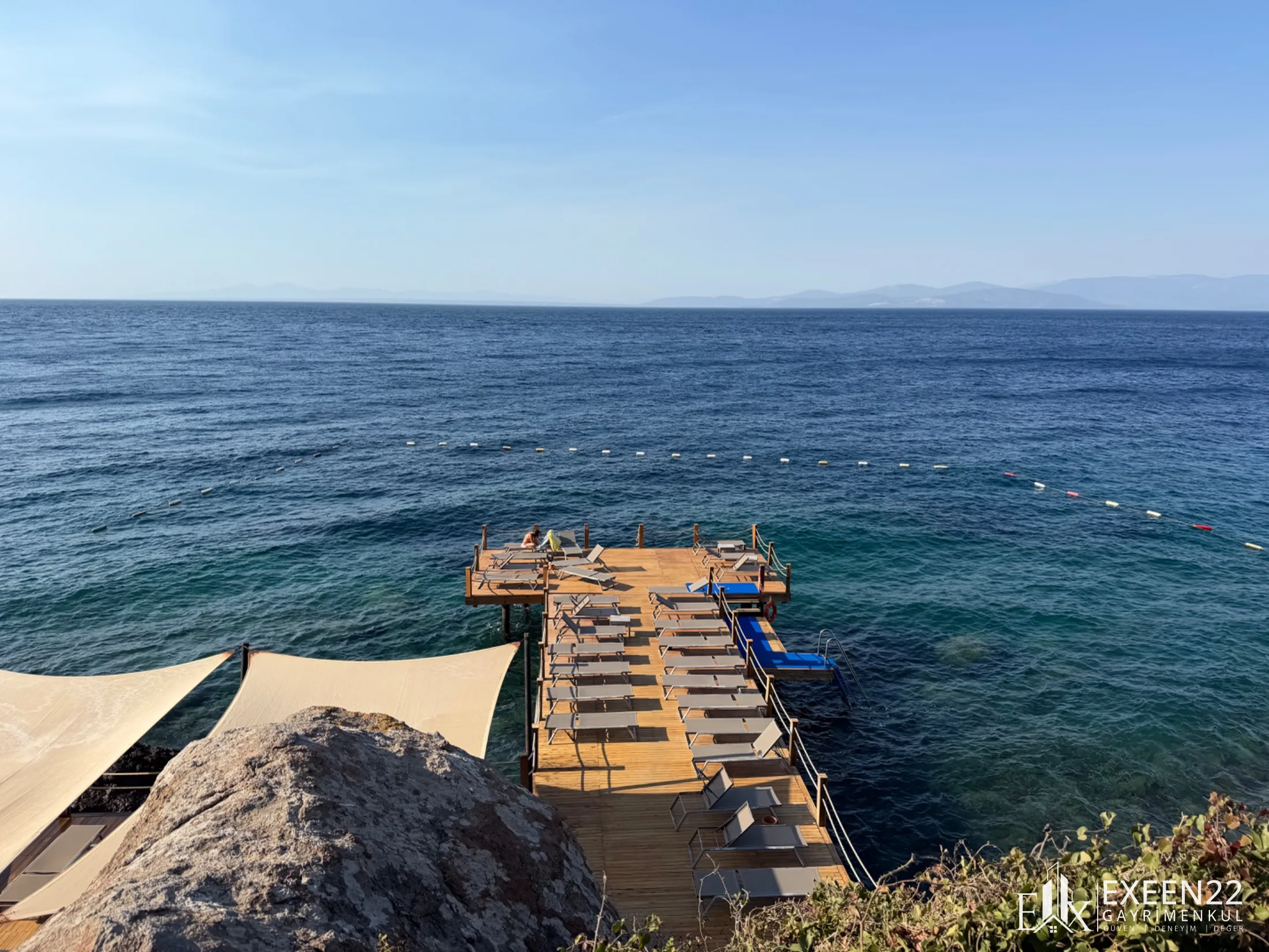 BODRUM GÜNDOĞAN DENİZE SIFIR SİTE İÇERİSİN'DE EŞSİZ DENİZ MANZRALI  3+1 PENTHOUS