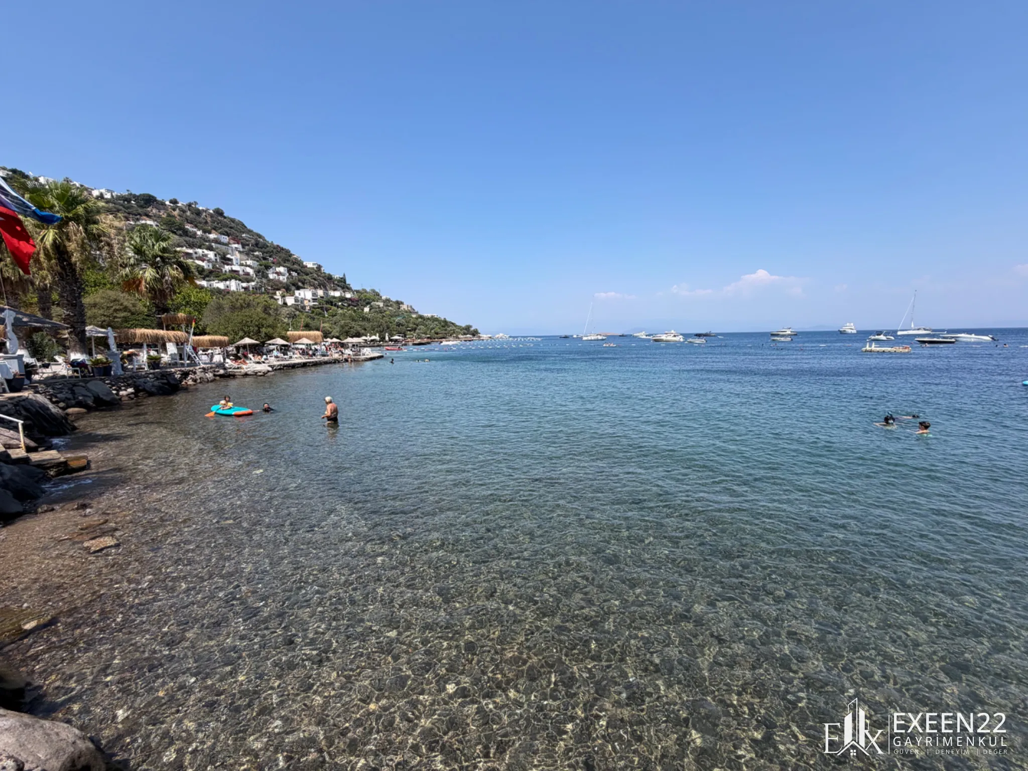 BODRUM TÜRKBÜKÜ HEBİL KOYUNDA 4+1  ÖZEL PLAJLI VİLLA