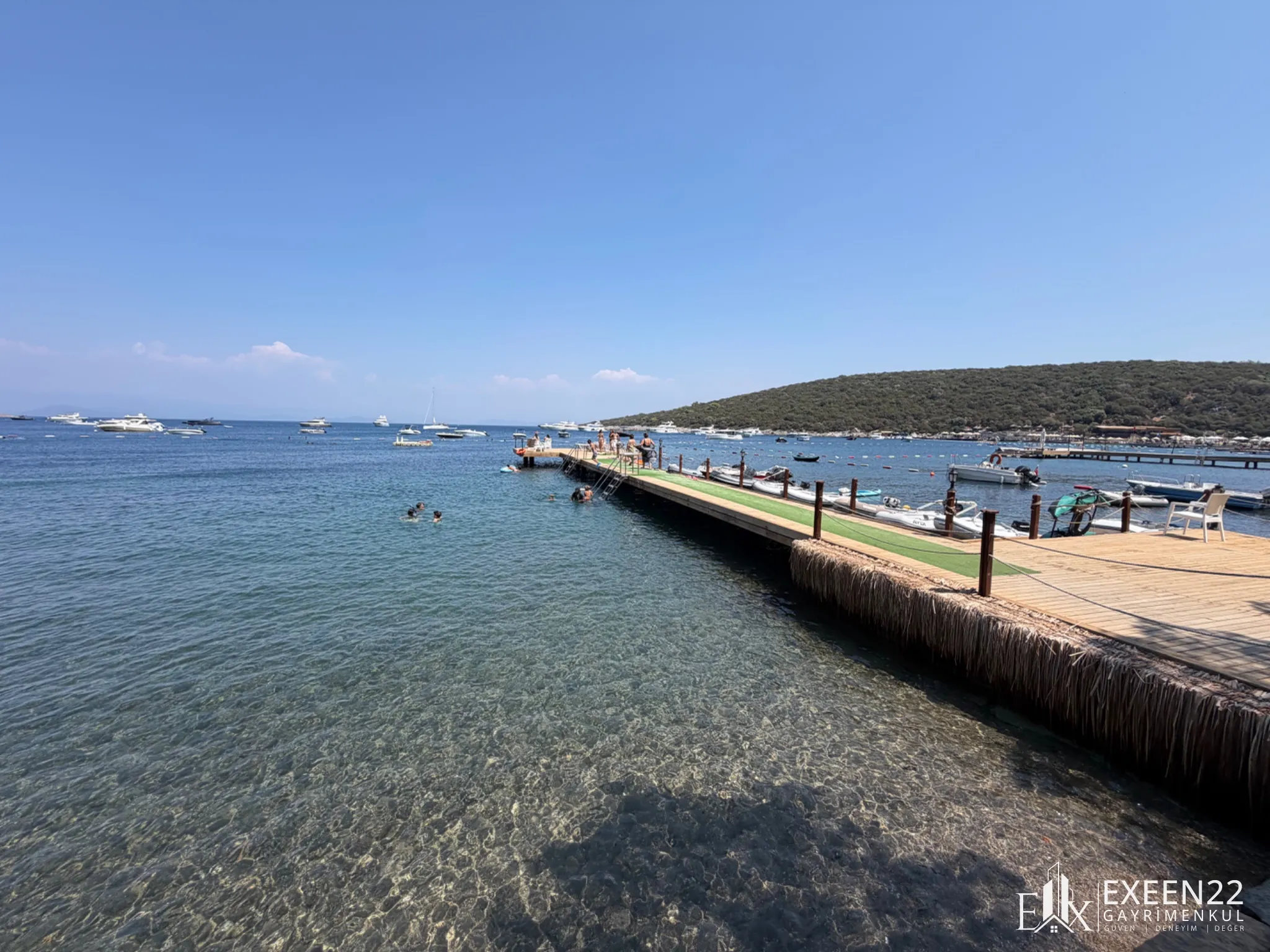 BODRUM TÜRKBÜKÜ HEBİL KOYUNDA 4+1  ÖZEL PLAJLI VİLLA